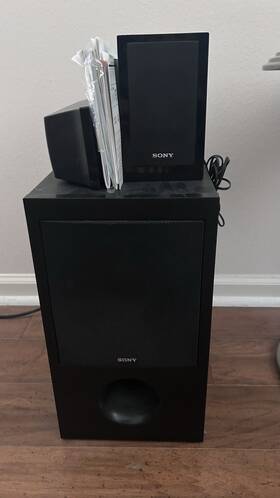 Am28180.00 Bose Sony Companion 2 2.0 Channel Computer Speakers Black 3.5mm Jack Model