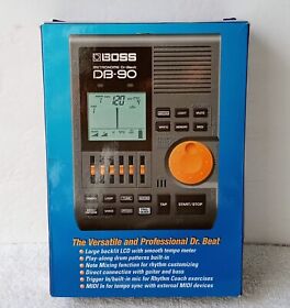 Db-90 Boss Metronome Dr Beat Portable Rhythm Machine Black Drum Patterns Open