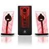 Bp000100rdus Gogroove Bass Pulse Computer Speakers With Red Led 692757049878