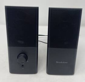 Jm-2583 Brookstone Dual Pc Speakers Black