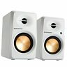 Bt30wt Leaderwave Prosonic Active Powered Bluetooth Bookshelf Speakers Studio White