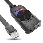 Bx049-1 Bengoo Usb Virtual Channel Sound Card Adapter External Audio Stereo