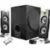 Ca-3602 Ca3602 Cyber Acoustics 3 Piece Speaker System For Pc Smartphones Ipods Mp3