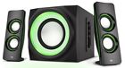 Ca-3814bt Cyber Acoustics Led Lighted Bluetooth Computer Speakers Brand New