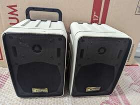 Sp-2400 Califone Rare Vintage Califione 2-way Hard Shell Speaker Pair Model