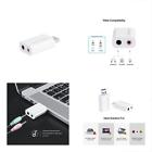 Cd02881 Cablecreation Usb To Jack Audio Adapter External Stereo 600292879843