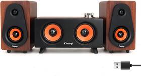 C5212 Cinnkeyi 2.1 Computer Speakers With Subwoofer Bluetooth Usb Pc Laptop Desktop
