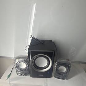 Coby Csmp52 2.1 Channel Wired Multimedia Speaker System 3.5mm Volume Black
