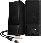 Computer Speakers Dual 5w Usb Desktop Speaker With Volume Control Headphone