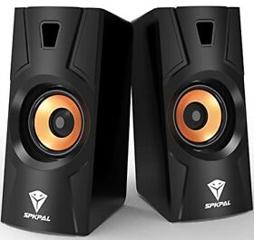 Computer Speakers For Pc Desktop Or Laptop 2.0 Channel Stereo Usb