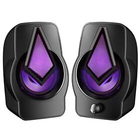 Computer Speakers Gaming With Rgb Multi-light Rhythm Modes Pc Compute