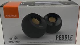 Creative 06mf168000007 Pebble 2.0 Usb Powered Desktop Speakers Passive Radiator Black