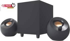 Creative 445013414452 Pebble Plus 2.1 Usb-powered Desktop Speakers With Powerful Down-firing