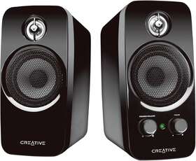 Creative 696396558005 Inspire T10 2.0 Multimedia Speaker System With Basxport Technology