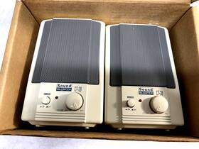 Ct-38 Creative Sound Blaster Vintage Computer Speakers Model Ct -38 Very Nice