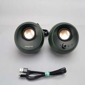 Mf1710 Creative Pebble Pro Minimalist Usb Computer Speakers Bluetooth - Tested