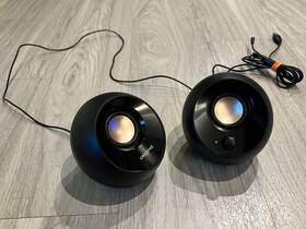 Creative Mft680 Pebble Usb-powered Desktop Speakers 3.5 Mm Audio Connection