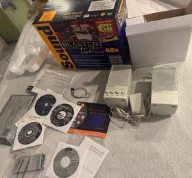 Mk4147 Creative Vtg Sound Blaster Live Value 48x Open Box With Speakers