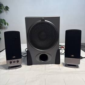 Ca-3554 Cyber Accoustics Multimedia Speaker System 30 Watts Tested