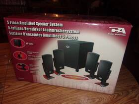 Ca-4400e Cyber Acoustics 5 Piece Amplified Speaker System