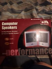 Ca2.2 Cyber Acoustics 2.0 Computer Speakers 2-speaker