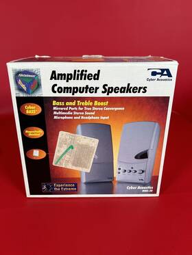 Mms-20 Cyber Acoustics Amplified Computer Speakers
