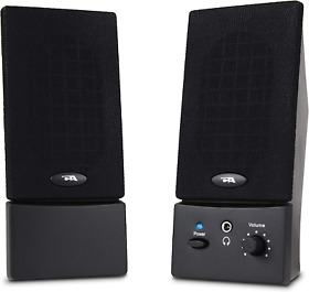Cyber Acoustics Usb Powered 2.0 Desktop Speaker System With 3.5mm Audio For Lapt