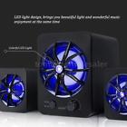 D-207 Usb Wired Colorful Led Computer Speakers Stereo Super Bass Music