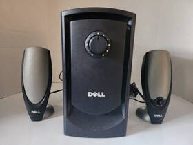 320158 Dell Zylux Multimedia Computer Speaker System Powered Subwoofer Tested