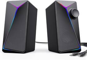 Rc-co706 Direct Computer Speakers Pc With Enhanced Bass And Volume Control Stereo 2.0