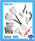 Dms-59 Port To Two Dvi-i Female