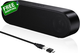 Dual 5w Single Usb Computer Speakers Pc For Desktop Laptop W
