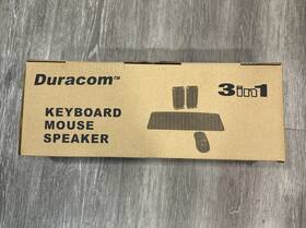 Hb-8103 Duracom 3 In 1 Combo Multimedia Speaker Keyboard 3-d Mouse Ps/2-nib