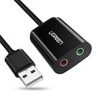E6vqi3vsrn Ugreen Usb Audio Adapter External Stereo Sound Card With Jack