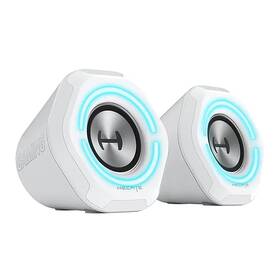 G1000 Edifier 875674005589 2.0 Bluetooth Gaming Speakers With Rgb Lighting 2-piece - White Vg