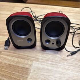 R12u-r Edifier R12u Red 2.0 Computer Speakers Usb Powered 3.5mm Jack Balanced Sound