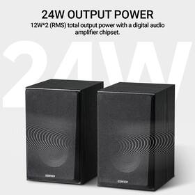R990bt Edifier 2.0 Active Multimedia Speakers With Bluetooth 24w Rms Mdf