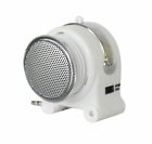 Ek52841-white Utronix Mini Stereo Speaker With Extended Booster Sound 011747240765