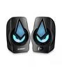 Elegiantfurmores4819 Elegiant Computer Speakers Mini Powerful Color Lights Usb Speaker Dual