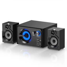 Bt-15 Elimavi 2.1 Computer Speaker System With 4 Inches Subwoofer Dual 3 Tweet