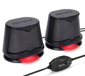 Enhance 637836608911 Sb2 Computer Speakers Red Led Only