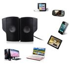 F110707nc7l16256 Laptop Computer Pc Desktop Multimedia Stereo Usb Sound Bar Speakers