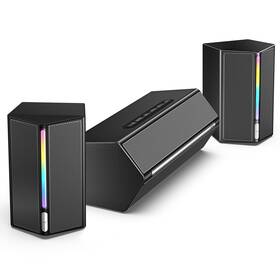 Fifine 850058839103 Computer Speakers System With Subwoofer Gaming Speaker For Pc Rgb Volu