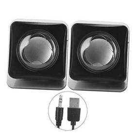 Fosat7c4qb9ua6 Fosa1 Computer Speakers For Desktop Pc Laptop Usb 2.0 Mini Wired Combination