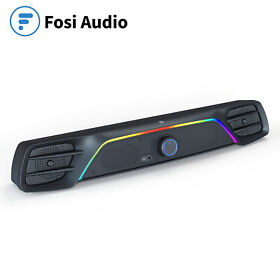 Fosi Audio C2 Computer Speaker Bluetooth Wired 4 Modes Connection Pc Soundbar
