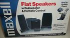Fps-1 Maxell Thin Flat Speakers W Subwoofer Remote Control New In Box
