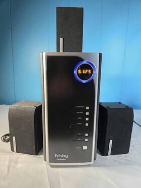 Fs-5500us Frisby 5.1 Channel Multimedia Speaker System Tested Working