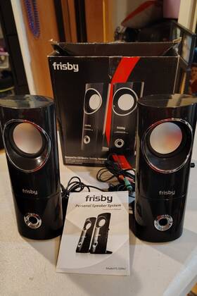 Frisby Fs-5onu Speakers For Notebook Desktop Laptop Monitor - 2 Piece Set Usb