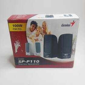 Sp-p110 Genius Stereo Computer Speakers 100w P.m.p.o Black 3.5mm