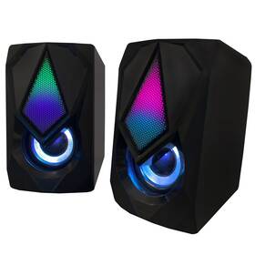 Gga 313047317322 Multicolor Led Gaming Speakers Quality Sound/unique Colors Adjustable Volume
